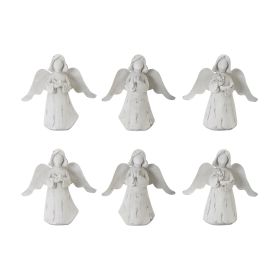 Angel (Set of 6) 6.25"H Resin