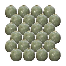 Vase (Set of 24) 3.75"D x 3.75"H Ceramic