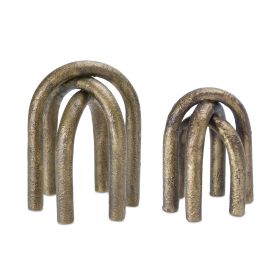 Tabletop Decor (Set of 2) 5"H, 6"H Iron
