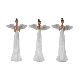 Angel (Set of 3) 12"H Resin