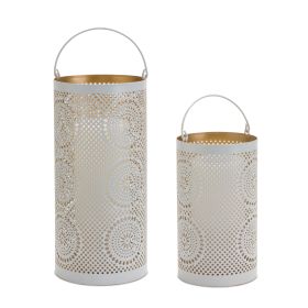 Candle Holder (Set of 2) 7.75"H, 10.75"H Metal