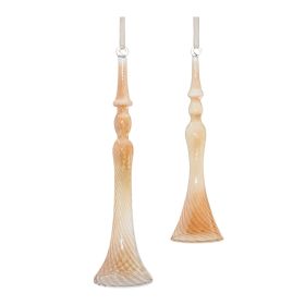Ornament (Set of 12) 8"H, 10"H Glass