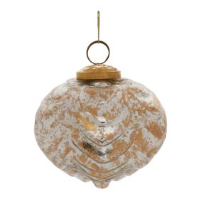Onion Ornament (Set of 6) 4.5"H Glass