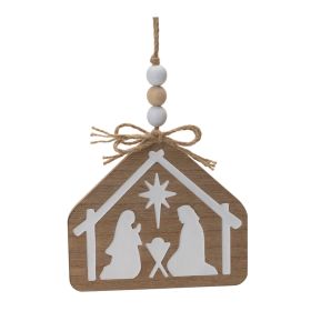 Nativity Ornament (Set of 6) 7.5"H MDF/Wood