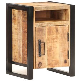 Bedside Cabinet 15.7"x13.8"x21.7" Solid Mango Wood