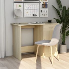 Desk Sonoma Oak 39.4"x19.7"x29.9" Engineered Wood