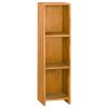 Bookshelf 11.8"x11.8"x43.3" Solid Wood Teak