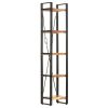 5-Tier Bookcase 15.7"x11.8"x70.9" Solid Acacia Wood