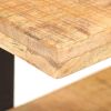 Bedside Cabinet 19.7"x15.7"x15.7" Rough Mango Wood