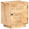 Bedside Cabinet 15.7"x11.8"x17.7" Solid Mango Wood