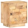 Bedside Cabinet 15.7"x11.8"x17.7" Solid Mango Wood