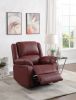 Zuriel Power Recliner; Red PU