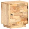 Bedside Cabinet 15.7"x11.8"x17.7" Solid Mango Wood