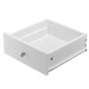 Single Door Bedside Cabinet with A Drawer White