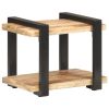 Bedside Cabinet 19.7"x15.7"x15.7" Rough Mango Wood