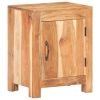 Bedside Cabinet 15.7"x11.8"x19.7" Solid Acacia Wood