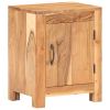 Bedside Cabinet 15.7"x11.8"x19.7" Solid Acacia Wood