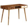 Writing Desk 43.3"x21.7"x29.9" Solid Sheesham Wood