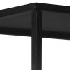Book Cabinet 23.6"x13.8"x70.9" Rough Mango Wood & Iron