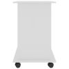 Computer Desk High Gloss White 31.5"x19.7"x29.5" Engineered Wood