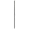 Bathroom Mirror Concrete Gray 35.4"x0.6"x14.6" Engineered Wood