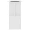 Corner Desk White 78.7"x19.7"x29.9" Engineered Wood