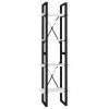 4-Tier Book Cabinet White 15.7"x11.8"x55.1" Engineered Wood