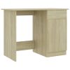 Desk Sonoma Oak 39.4"x19.7"x29.9" Engineered Wood