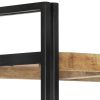 5-Tier Bookcase 23.6"x11.8"x70.9" Solid Mango Wood