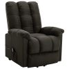 Power Lift Recliner Brown Fabric