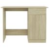 Desk Sonoma Oak 39.4"x19.7"x29.9" Engineered Wood