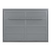 Queen Size Murphy Bed Wall Bed,Gray