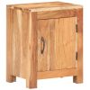 Bedside Cabinet 15.7"x11.8"x19.7" Solid Acacia Wood
