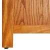 4-Tier Bookcase 27.6"x8.7"x43.3" Solid Oak Wood