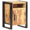 Bedside Cabinet 15.7"x13.8"x21.7" Solid Mango Wood