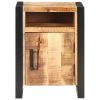 Bedside Cabinet 15.7"x13.8"x21.7" Solid Mango Wood