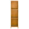 Bookshelf 11.8"x11.8"x43.3" Solid Wood Teak