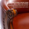 Seat height 29.5'' Cow top Leather Wooden Bar Stools, 360 Degree Swivel Bar Height Chair with Backs for Home Kitchen (dark blue 1pc)