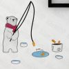 Bear Family - Hemu Large Wall Decals Stickers Appliques Home Decor 19.7 BY 27.5 Inches
