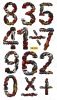 Love Arithmetic - Hemu Wall Decals Stickers Appliques Home Decor 9.4 BY 16.5 Inches