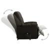 Power Lift Recliner Brown Fabric