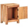 Bedside Cabinet 15.7"x11.8"x19.7" Solid Acacia Wood