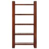 Book Cabinet Honey Brown 33.5"x11.8"x65.4" Solid Acacia Wood