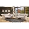 Dixie Sofa in Metallic Silver