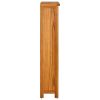 4-Tier Bookcase 27.6"x8.7"x43.3" Solid Oak Wood