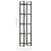 5-Tier Bookcase 15.7"x11.8"x70.9" Solid Reclaimed Wood
