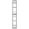 6-Tier Book Cabinet White 15.7"x11.8"x82.7" Engineered Wood
