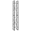 6-Tier Book Cabinet White 15.7"x11.8"x82.7" Engineered Wood