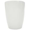 Storage Stool White and Red Faux Leather
