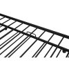 Metal House Bed With Trundle, Twin Size House Bed Black
